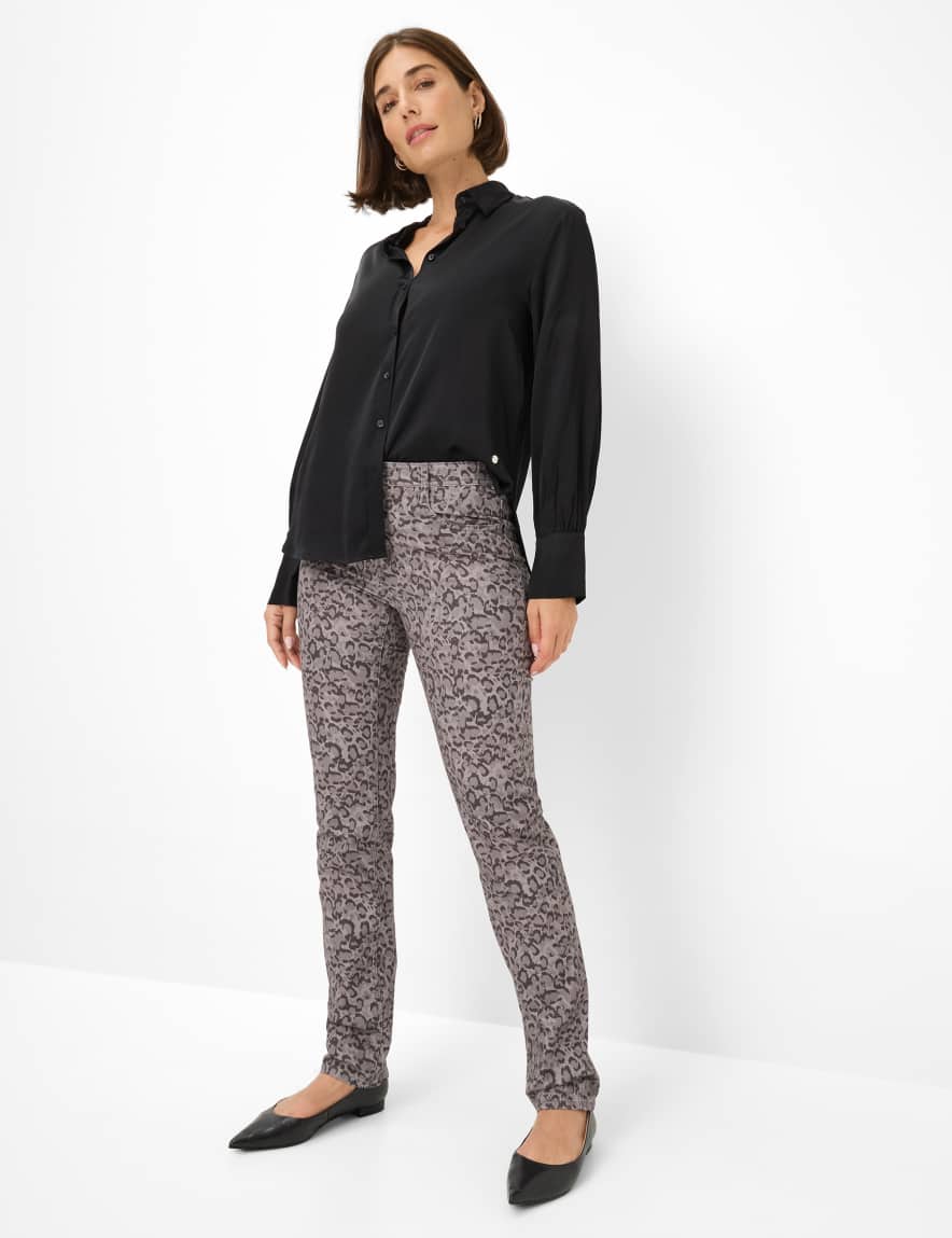 Raphaela By Brax Women's Fashion Pants Style MARY Medium Gray Regular Fit