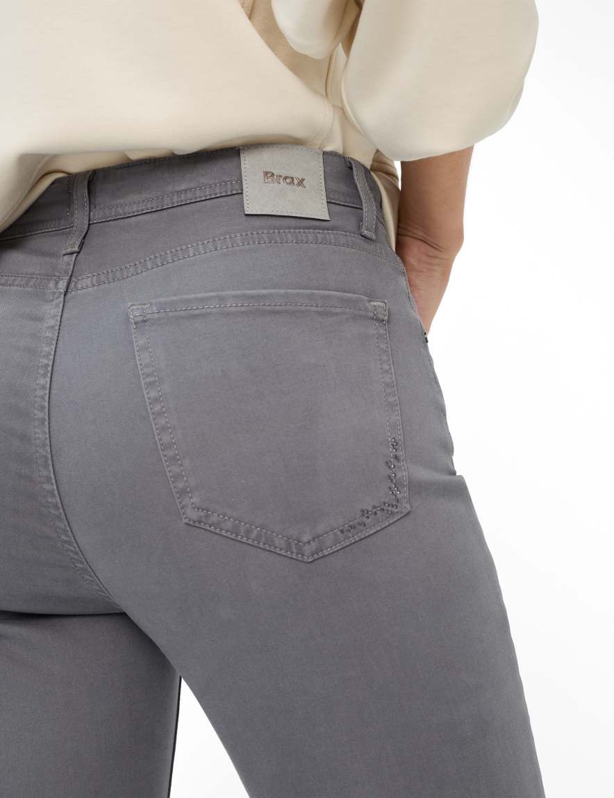 Raphaela By Brax Women's Fashion Pants Style MARY Medium Gray Regular Fit