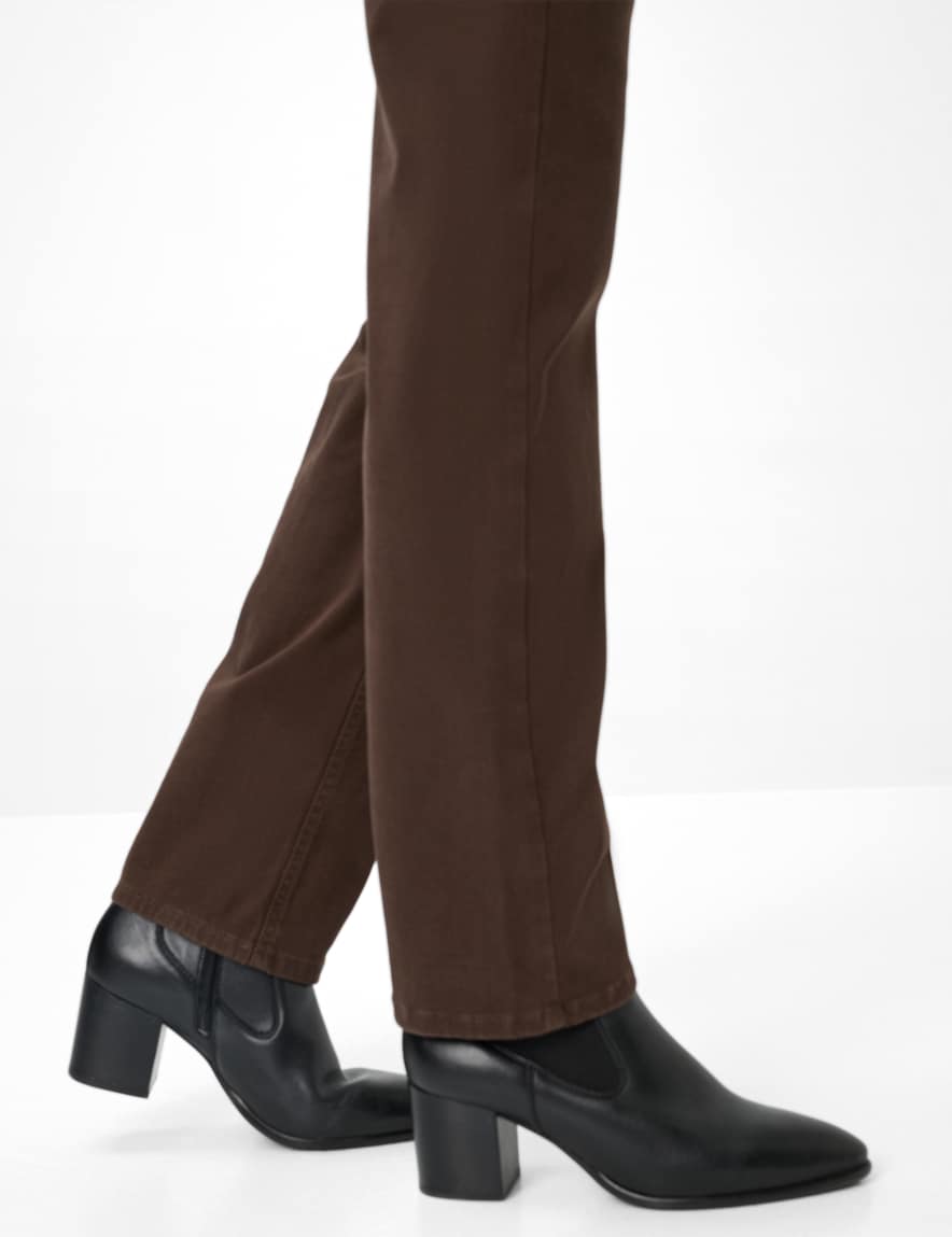 Raphaela By Brax Women's Fashion Pants Style MARY Perma Brown Regular Fit