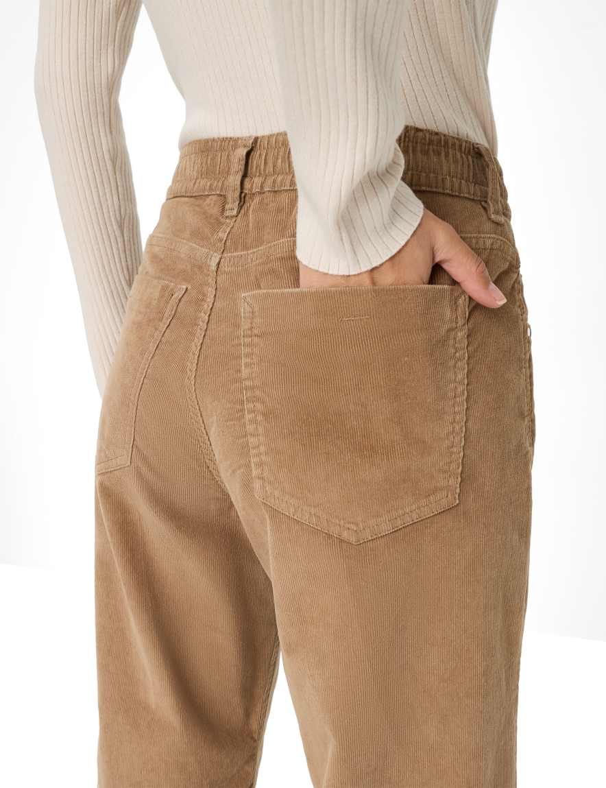 Raphaela By Brax Women's Fashion Pants Style MORGAN Beige Wide Leg ➜ At Brax