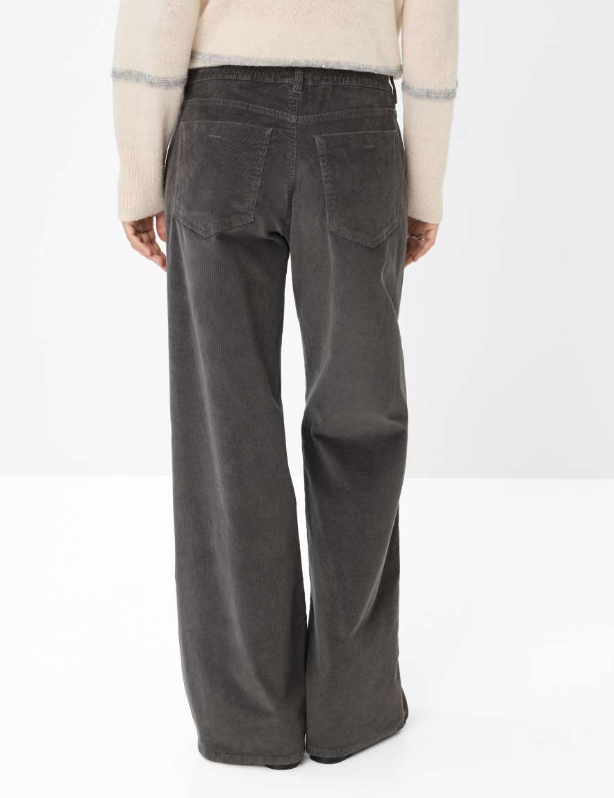 raphaela by brax Women's fashion Pants Style MORGAN Dark Gray Wide Leg