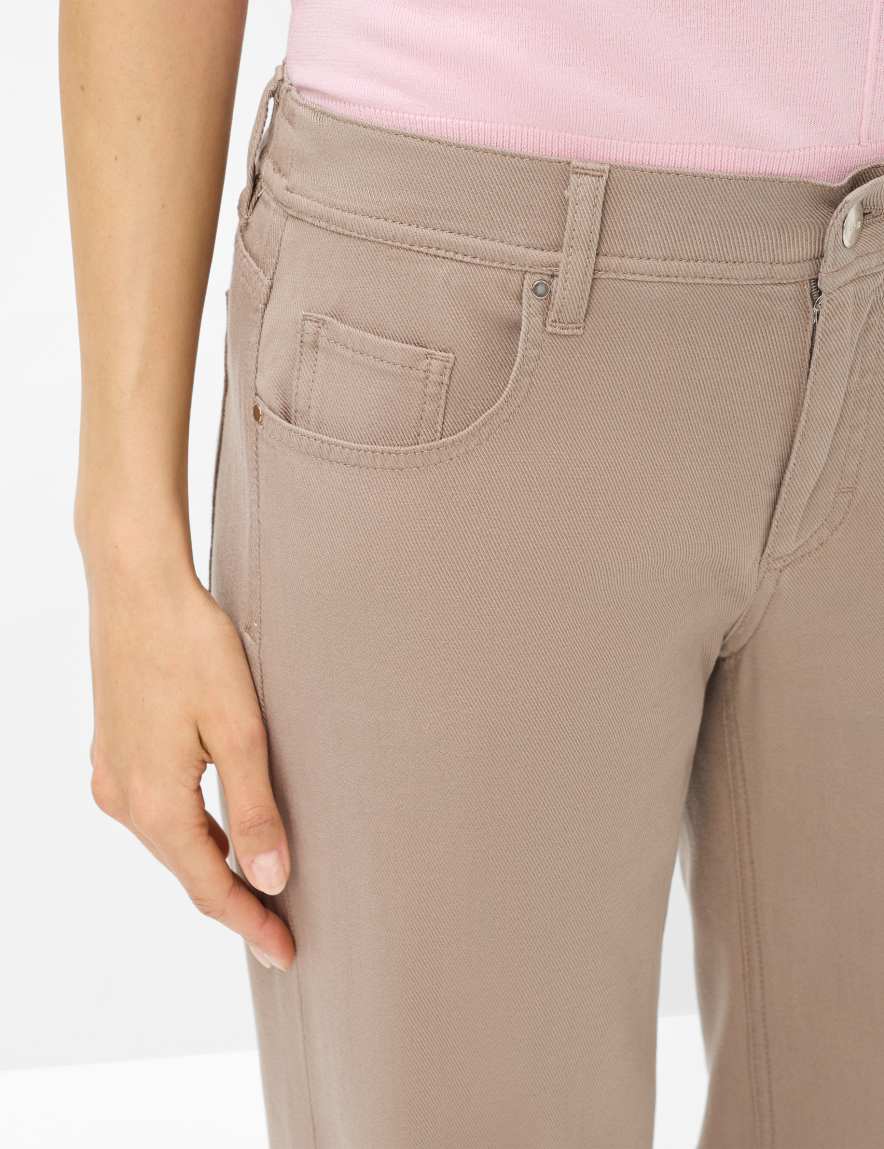 Raphaela By Brax Women's Fashion Pants Style MORGAN Light Brown Wide Leg