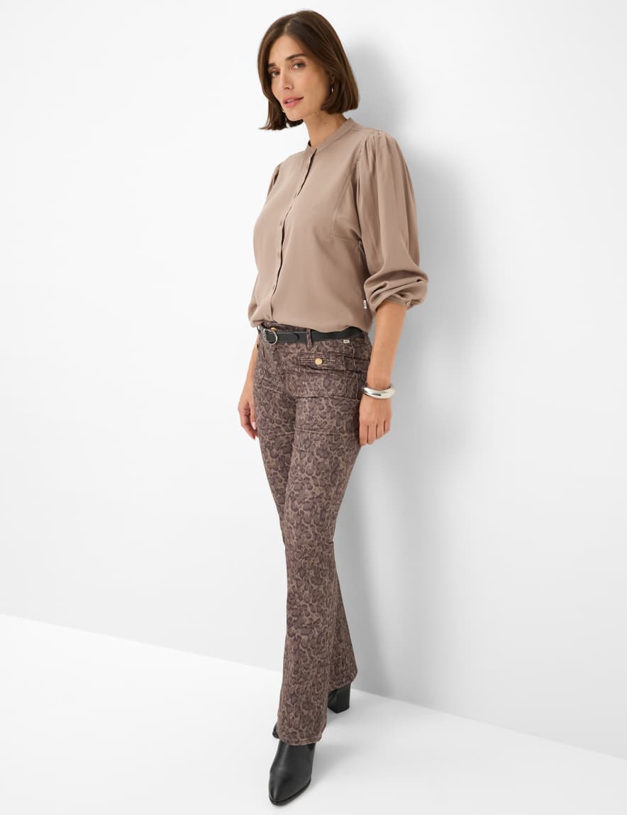 Raphaela By Brax Women's Fashion Pants Style SHAKIRA Dark Brown Slim Fit