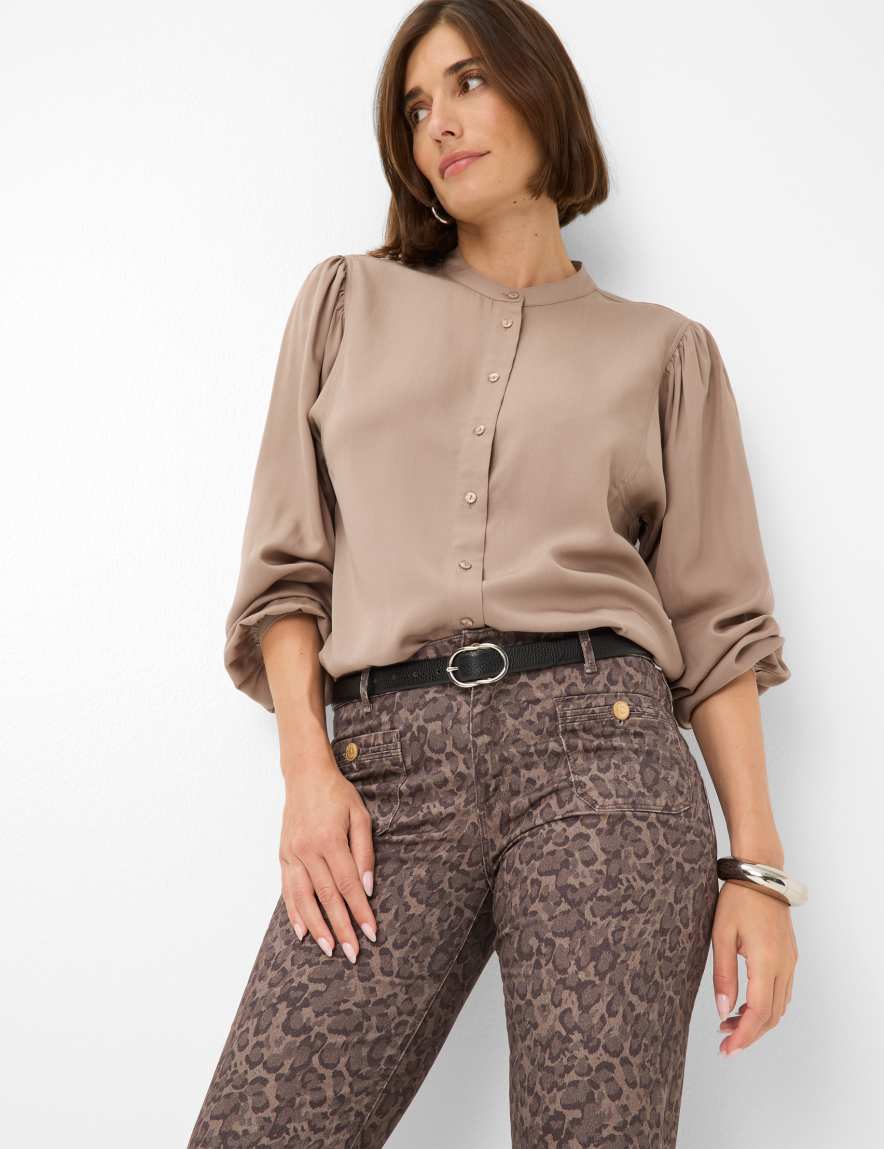 Raphaela By Brax Women's Fashion Pants Style SHAKIRA Dark Brown Slim Fit