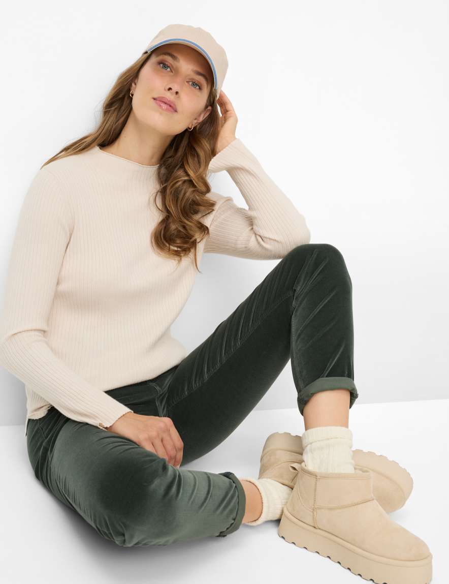 Raphaela By Brax Women's Fashion Pants Style SHAKIRA Dark Green Slim Fit