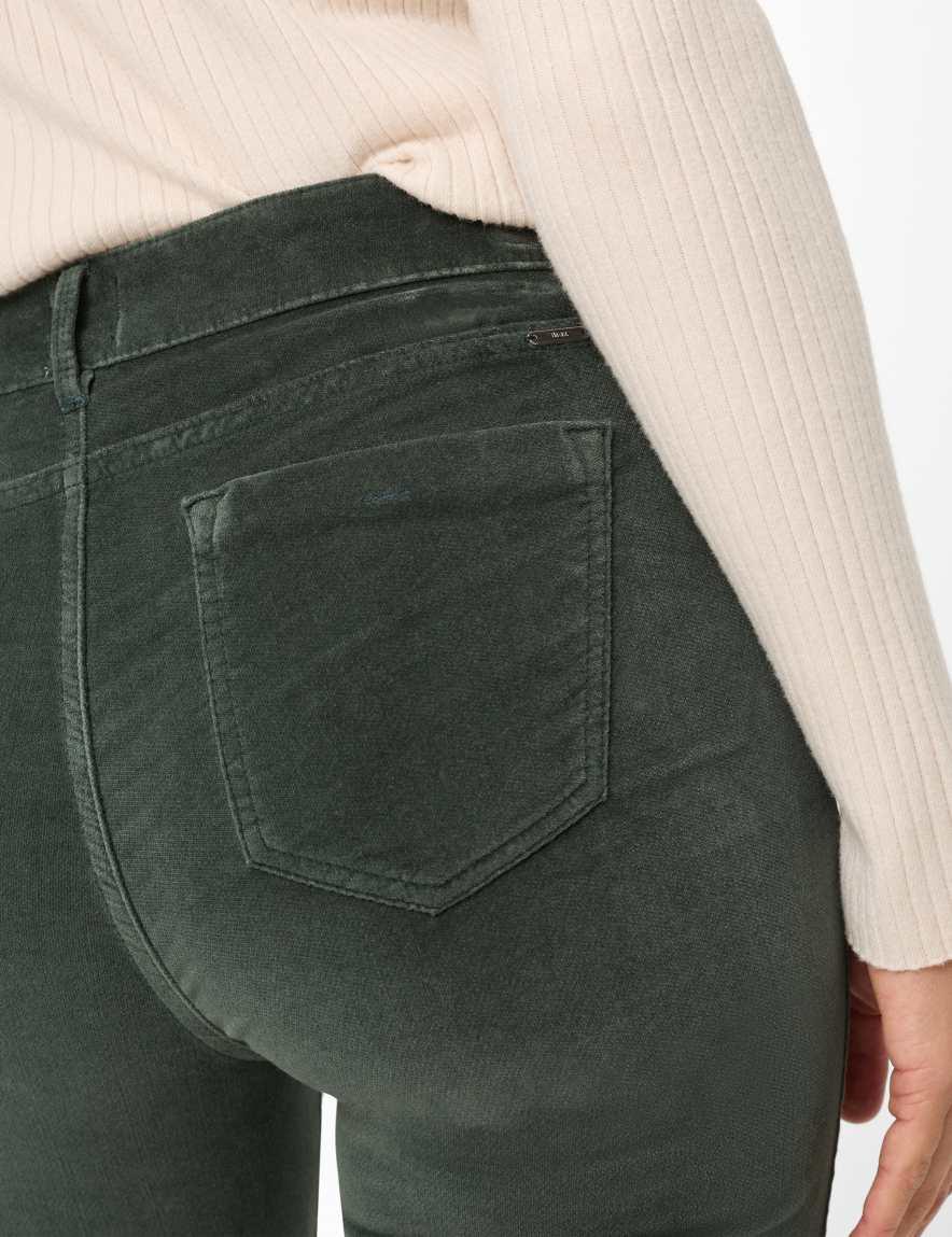 Raphaela By Brax Women's Fashion Pants Style SHAKIRA Dark Green Slim Fit