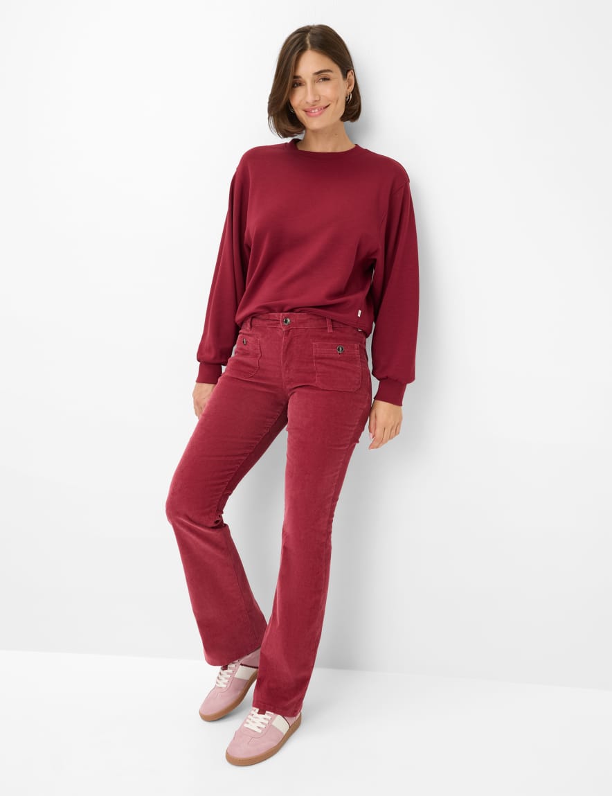 Raphaela By Brax Women's Fashion Pants Style SHAKIRA Dark Red Slim Fit