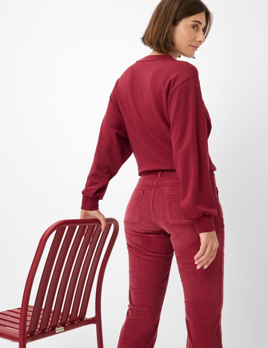 Raphaela By Brax Women's Fashion Pants Style SHAKIRA Dark Red Slim Fit