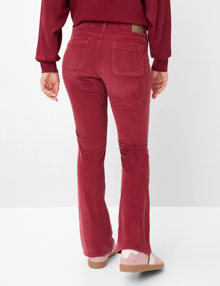 raphaela by brax Women's fashion Pants Style SHAKIRA Dark Red Slim Fit