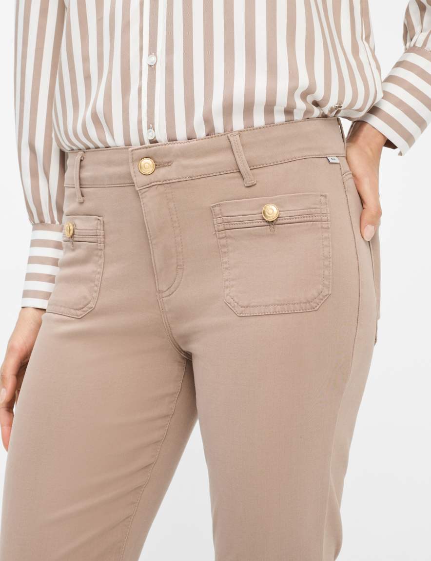 Raphaela By Brax Women's Fashion Pants Style SHAKIRA Light Brown Slim Fit