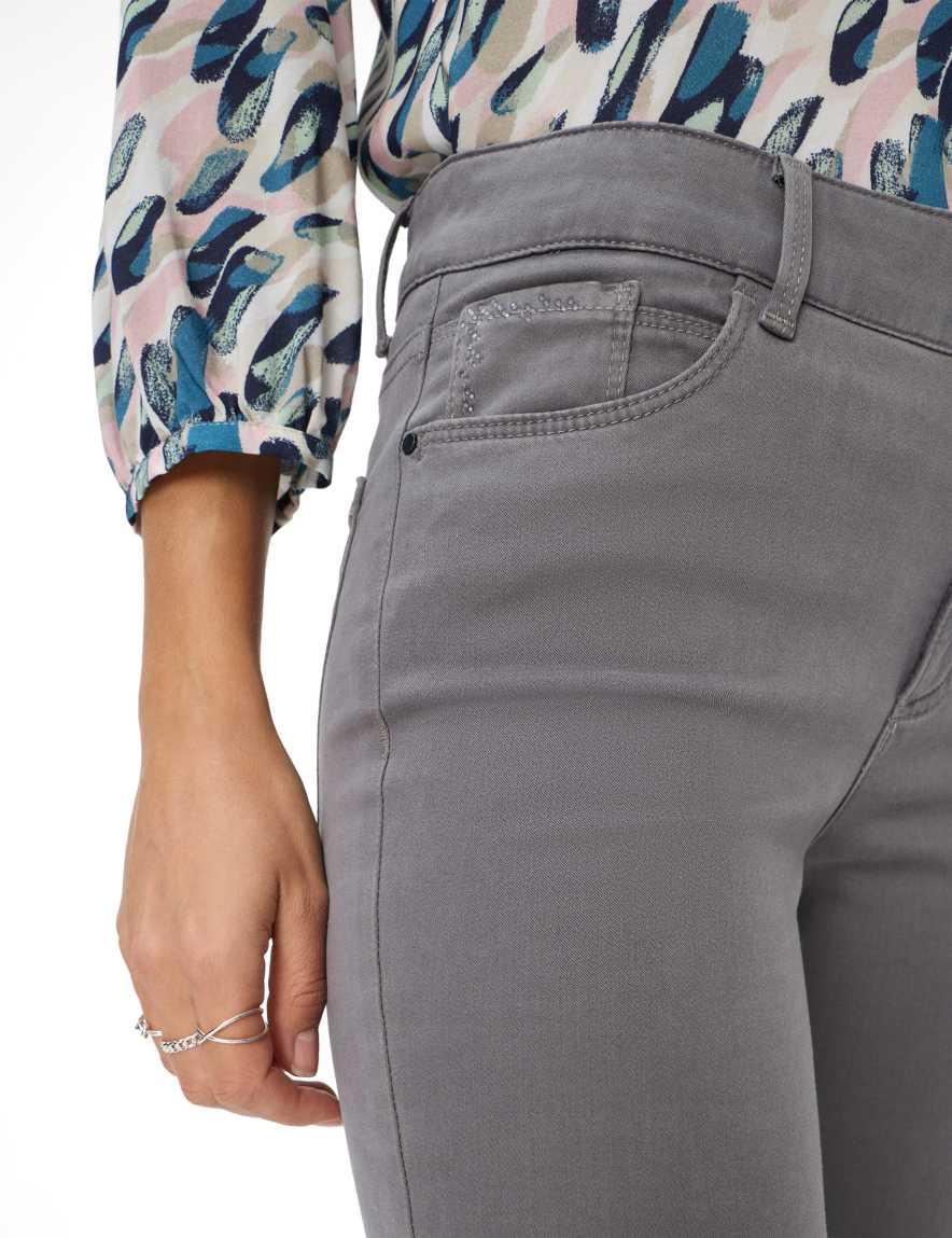 Raphaela By Brax Women's Fashion Pants Style SHAKIRA Medium Gray Slim Fit