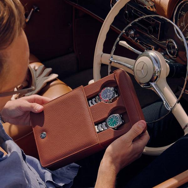 Rapport London Berkeley Double Watch Slipcase | Luxury Watch Accessories | Rapport London