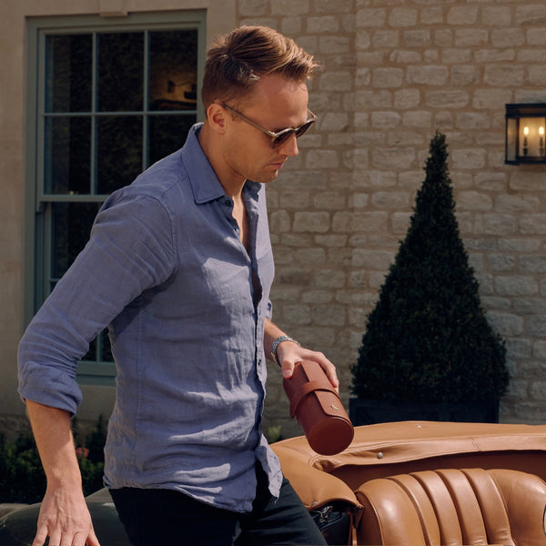 Rapport London Berkeley Three Watch Roll | Luxury Watch Accessories | Rapport London