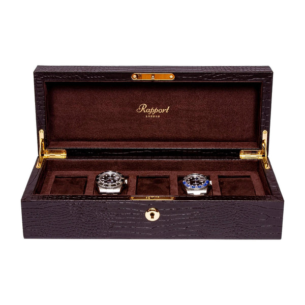 rapport london Brompton Five Watch Box | Luxury Watch Box | Rapport London