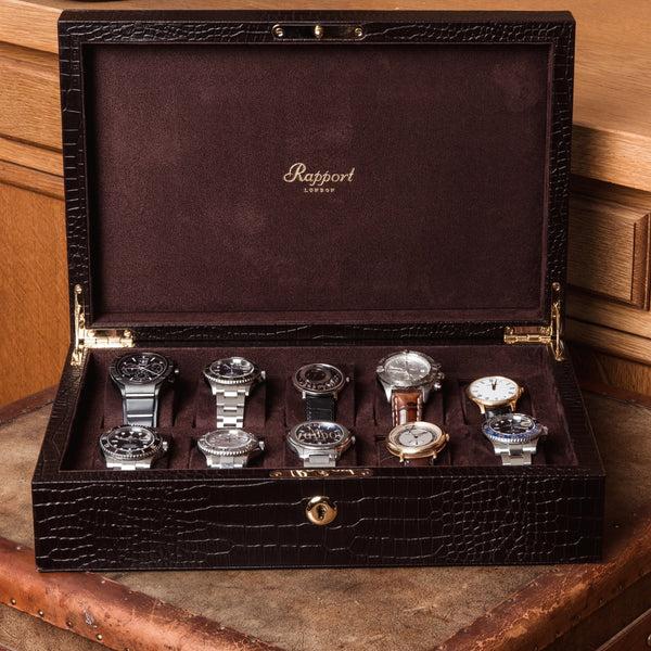 Rapport London Brompton Ten Watch Box | Luxury Watch Box | Rapport London