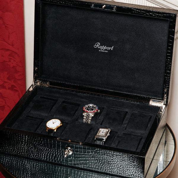 Rapport London Brompton Ten Watch Box | Luxury Watch Box | Rapport London