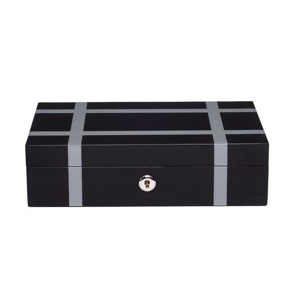 Rapport London Carnaby Watch And Jewellery Box - Black