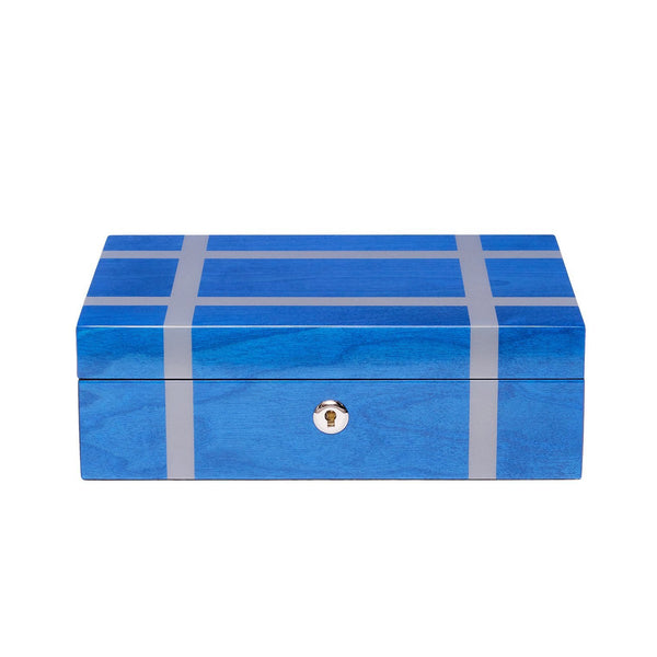 Rapport London Carnaby Watch And Jewellery Box - Blue