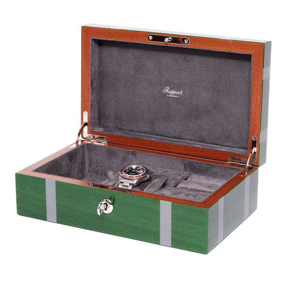 Rapport London Carnaby Watch And Jewellery Box - Green