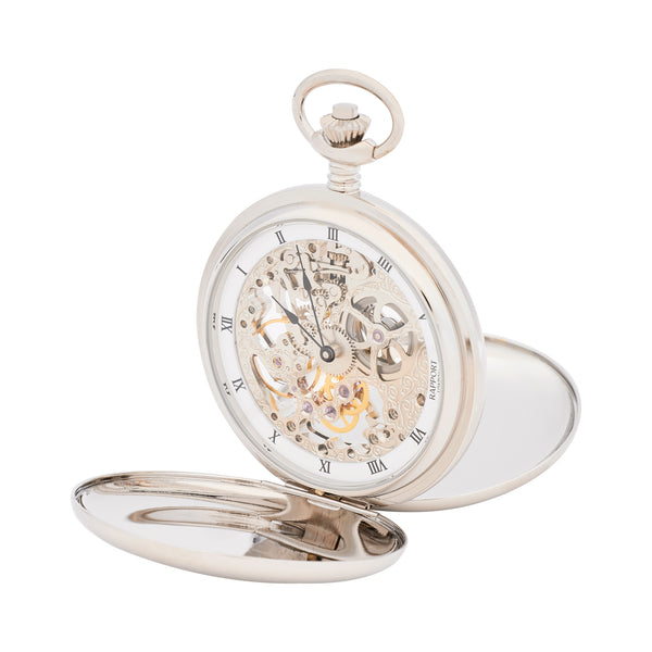 Rapport London Double Hunter Pocket Watch Gold Plated | Luxury Pocket Watch | Rapport London