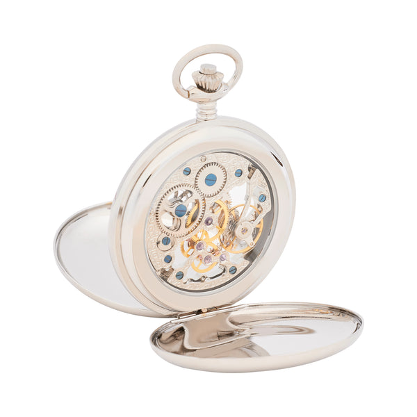 Rapport London Double Hunter Pocket Watch Gold Plated | Luxury Pocket Watch | Rapport London