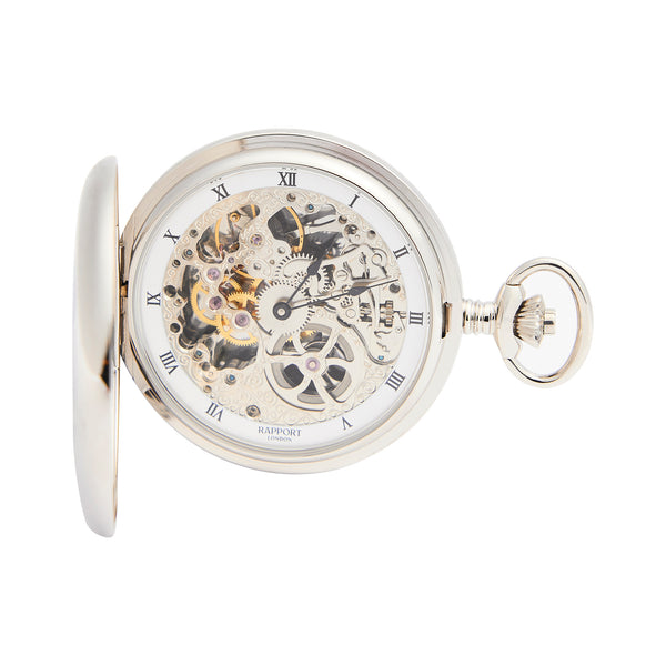 rapport london Double Hunter Pocket Watch Gold Plated | Luxury Pocket Watch | Rapport London