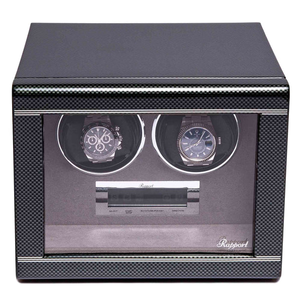 rapport london Formula Duo Watch Winder | Luxury Watch Winder | Rapport London