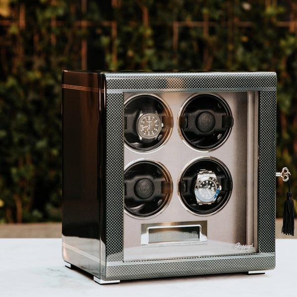 Rapport London Formula Quad Watch Winder | Luxury Watch Winder | Rapport London