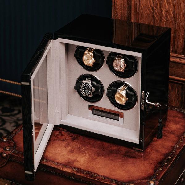 Rapport London Formula Quad Watch Winder | Luxury Watch Winder | Rapport London