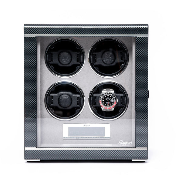rapport london Formula Quad Watch Winder | Luxury Watch Winder | Rapport London