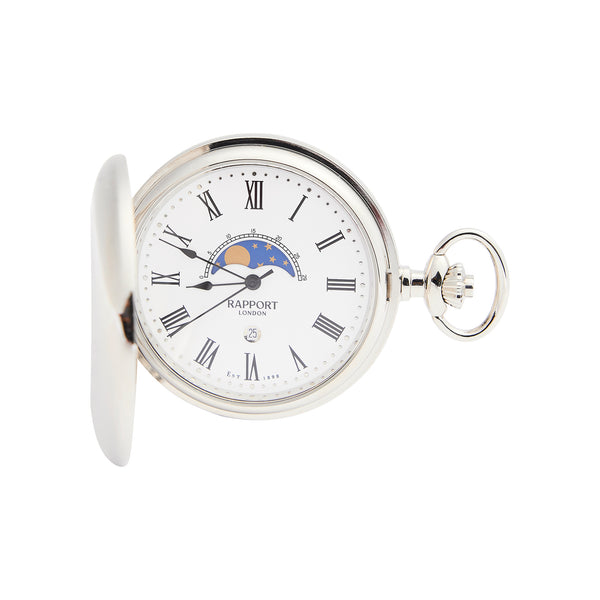 rapport london Half Hunter Pocket Watch | Luxury Pocket Watch | Rapport London