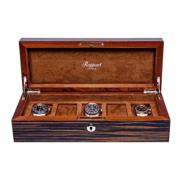 rapport london Heritage Five Watch box | Luxury Watch Box | Rapport London