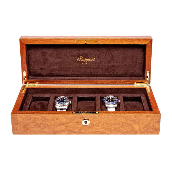 rapport london Heritage Five Watch box | Luxury Watch Box | Rapport London