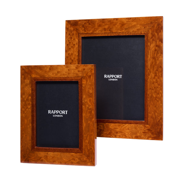 rapport london Heritage Photograph Frame - Burr Walnut