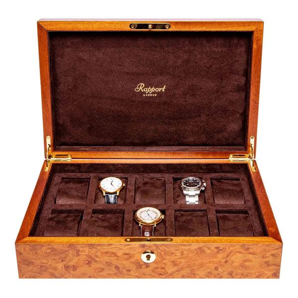 rapport london Heritage Ten Watch Box | Luxury Watch Box | Rapport London