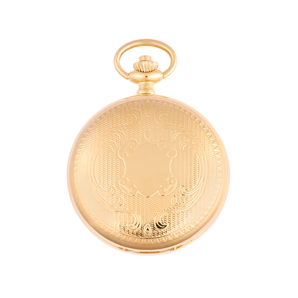 Rapport London Mechanical Full Hunter Pocket Watch - Gold