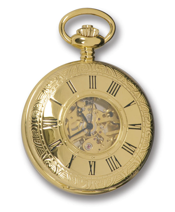 Rapport London Mechanical Half Hunter Pocket Watch - Gold