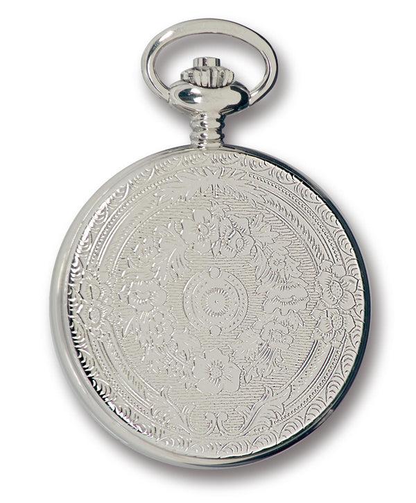 Rapport London Mechanical Half Hunter Pocket Watch - Silver