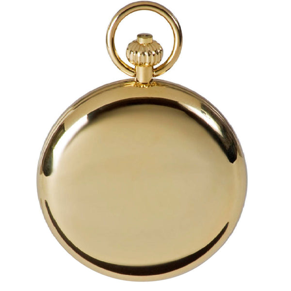 Rapport London Open Face Gold Plated Pocket Watch 52mm | Luxury Pocket Watch | Rapport London