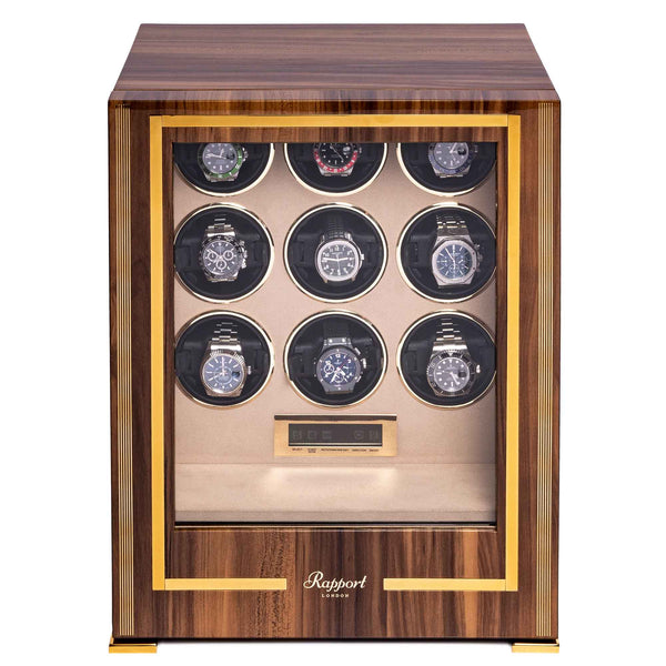 rapport london Paramount Nine Watch Winder | Luxury Watch Winder | Rapport London