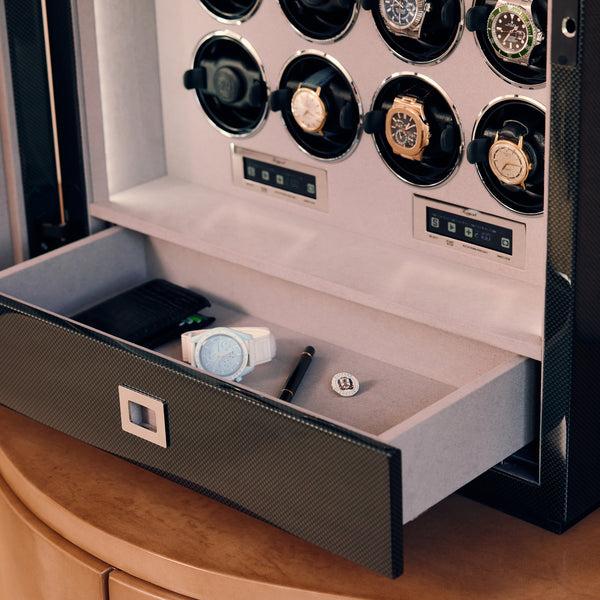 Rapport London Paramount Twenty Watch Winder - Carbon Fibre