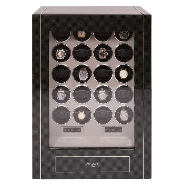 rapport london Paramount Twenty Watch Winder - Carbon Fibre
