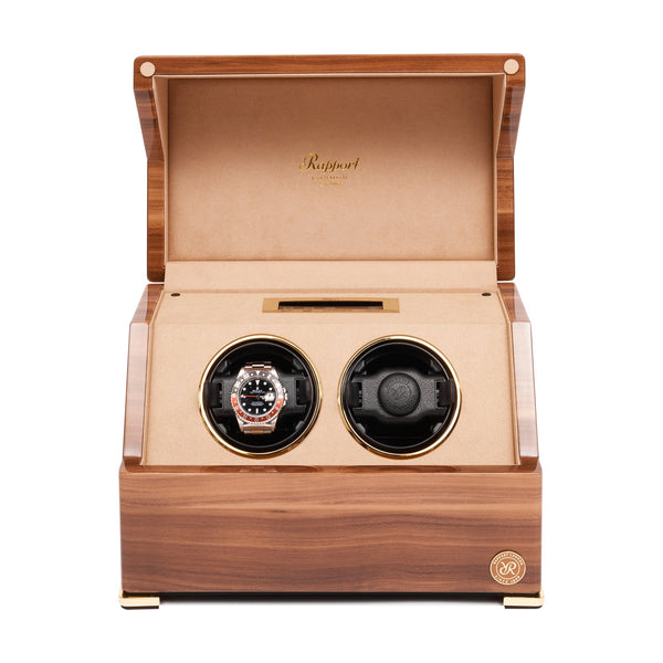 rapport london Perpetua III Duo Watch Winder | Luxury Watch Winder | Rapport London