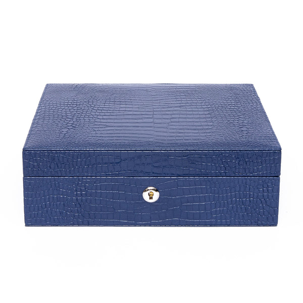 Rapport London Brompton Eight Watch Box - Blue