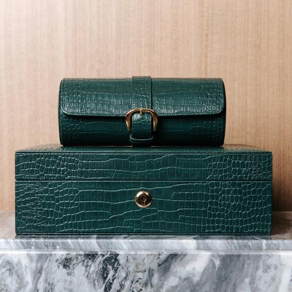 Rapport London Brompton Eight Watch Box - Green