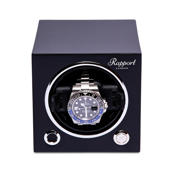 rapport london Rapport London Evo Single Watch Winder | Luxury Automatic Watch Winder