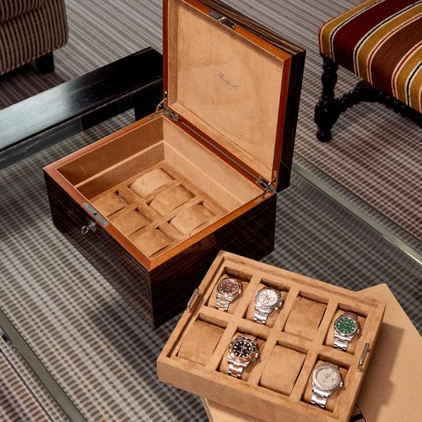 Rapport London Heritage Sixteen Watch Box - Macassar