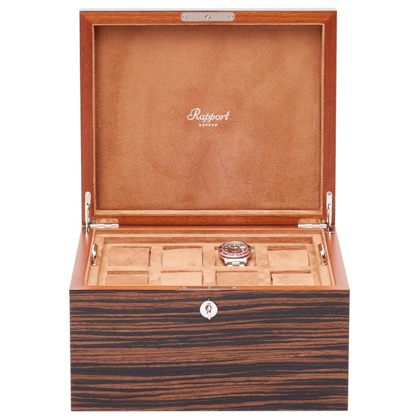 rapport london Heritage Sixteen Watch Box - Macassar
