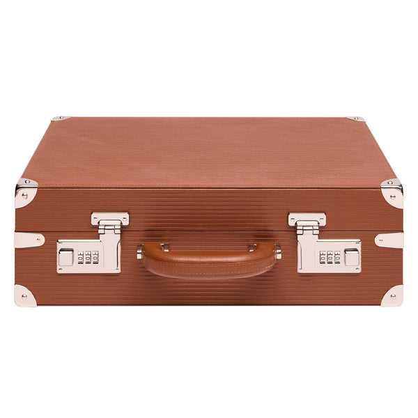 Rapport London Nova Ten Watch Briefcase - Tan