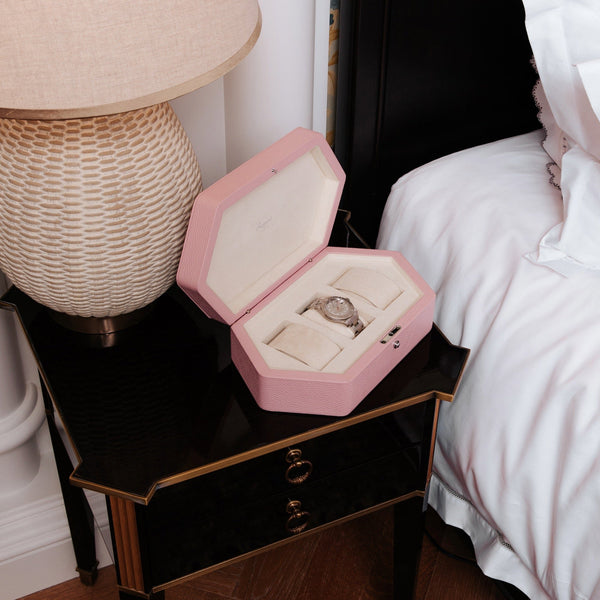 Rapport London Portobello Watch Box - Pink